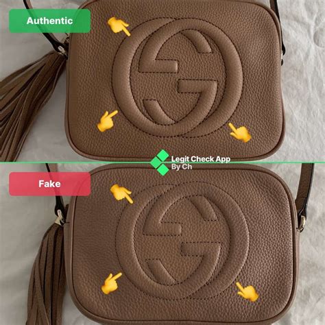 gucci bags fake vs real|gucci soho bag authentication.